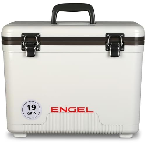 Engel 19qt Leak-Proof, Air Tight, Drybox Cooler and Small Hard Shell Lunchbox (Classic ASIN)