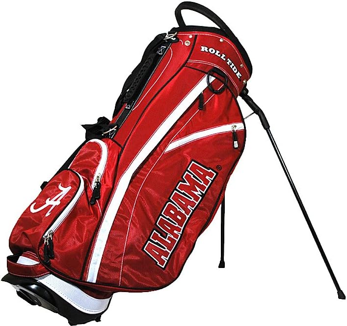 Team Golf NCAA Fairway Golf Stand Bag, Lightweight, 14-Way Top, Spring Action Stand, Insulated Cooler Pocket, Padded Strap, Umbrella Holder & Removable Rain Hood
