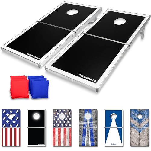 GoSports 4 x 2 ft Aluminum Cornhole Game Sets