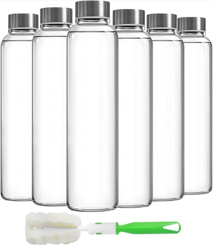 Epica Clear Glass Bottles - 18oz (6-pack)