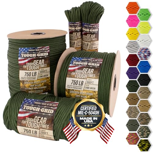TOUGH-GRID Premium Paracord 750 lbs