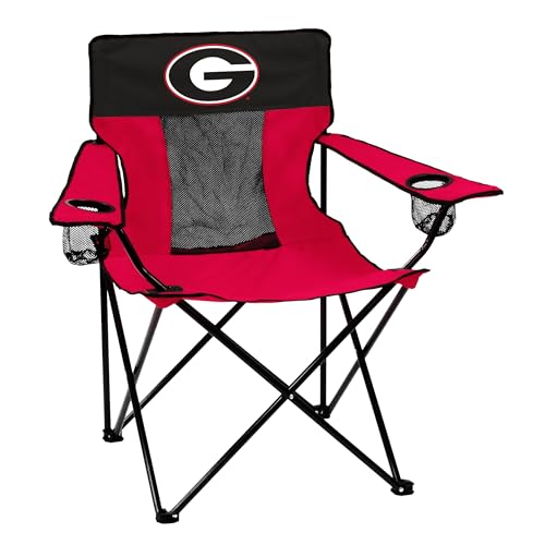 Logo Brands NCAA Georgia Bulldogs Elite Portable Chair