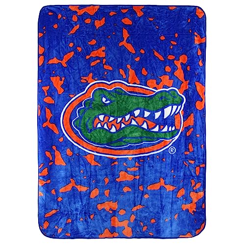 College Covers Everything Comfy Florida Gators Soft and Warm Huge Raschel Throw Blanket, 86" x 63"