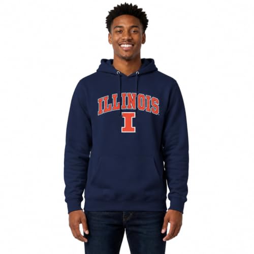 Campus Colors Long Sleeves NCAA Adult Arch & Logo Gameday Unisex Hooded Sweatshirt