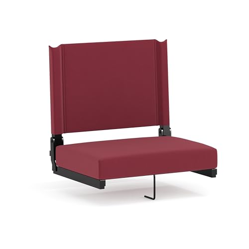 Flash Grandstand Portable Stadium Seat (Maroon)