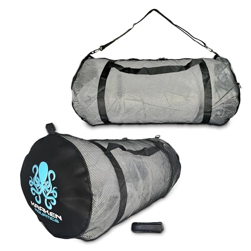 Mesh Duffle Bag with Shoulder Strap