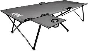 Coleman Pack-Away Camping Cot with Side Table