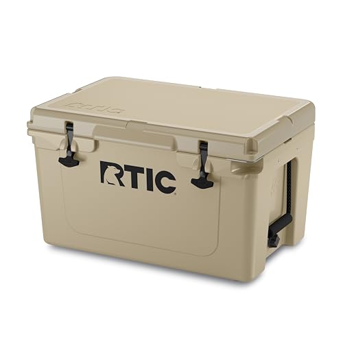 RTIC Ultra-Tough Cooler Hard Insulated Portable Ice Chest Box for Beach, Drink, Beverage, Camping, Picnic, Fishing, Boat, Barbecue