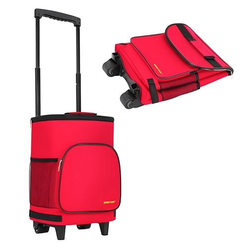 dbest products Ultra Compact Cooler Smart Cart (Red)