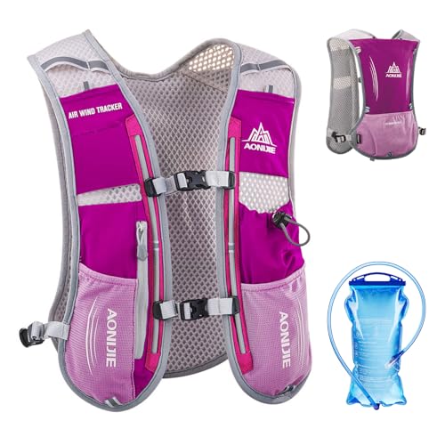 TRIWONDER Hydration Running Vest 5L Lightweight Water Pack for Men Women Hydration Backpack for Trail Race, Hiking, Cycling, Climbing, Camping, Jogging, Marathon