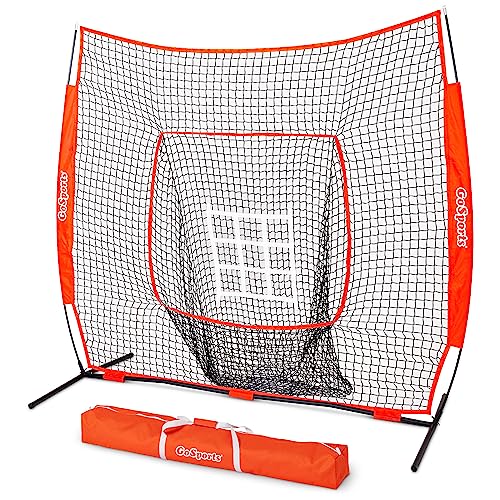 GoSports 7 ft x 7 ft Baseball & Softball Net (Carry Bag)
