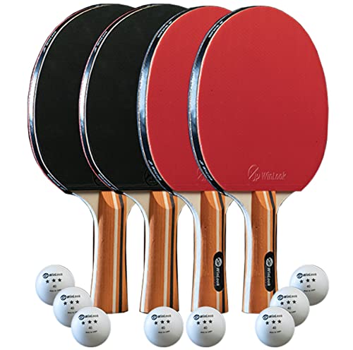 JP WinLook Ping Pong Paddles Set