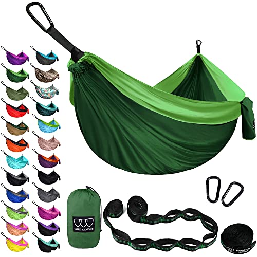 Gold Armour Camping Hammock (Green)