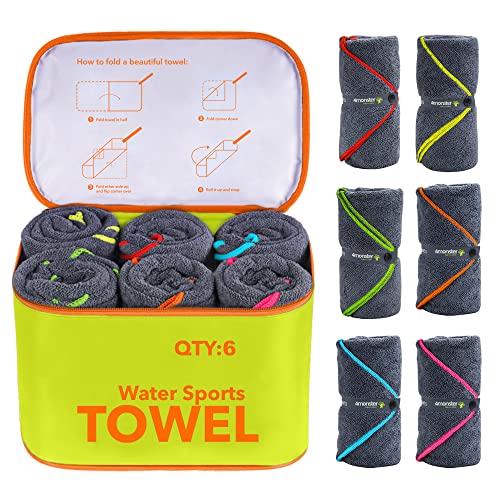 4Monster Microfiber Camping Towels (4-Pack)