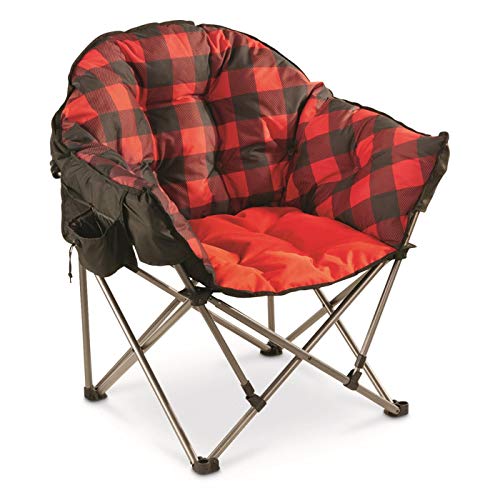 Guide Gear Club Camping Chair (Red Plaid)