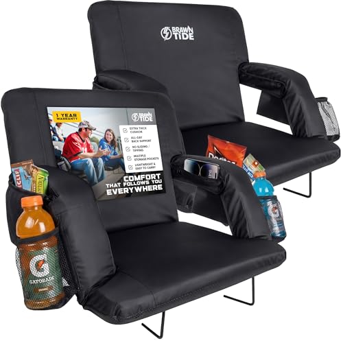 BRAWNTIDE Stadium Seat with Back Support