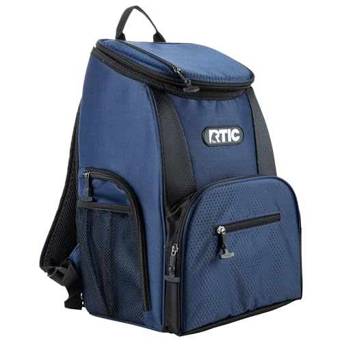 RTIC 15 Can Lightweight Backpack Cooler Soft Insulated Portable Bag for Lunch, Beach, Drink, Beverage, Travel, Camping, Picnic, Car, Hiking,