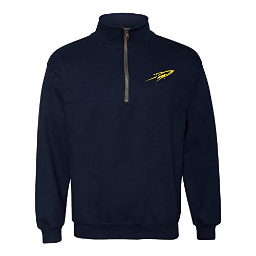 UGP Campus Apparel NCAA Primary Logo, Team Color (1/4) Quarter Zip Sweatshirt, College, University