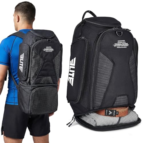 Elite Sports Jiu Jitsu Expandable Gym Duffel Backpack