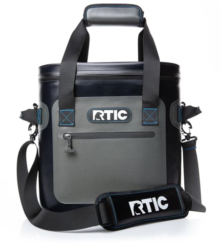 RTIC Ultra-Tough Soft Cooler 20 Can, Insulated Bag Portable Ice Chest Box for Lunch, Beach, Drink, Beverage, Travel, Camping, Picnic, Car, Trips, Floating Cooler Leak-Proof with Zipper