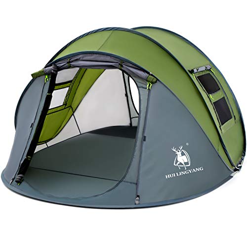 HUI LINGYANG 4 Person Pop Up Tent
