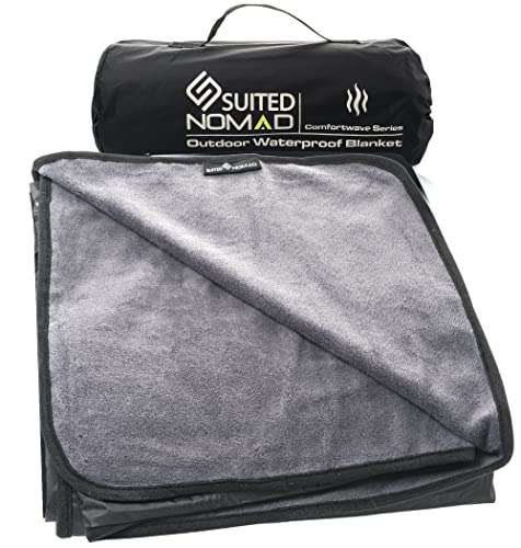 SUITEDNOMAD Large Waterproof Outdoor Stadium Blanket
