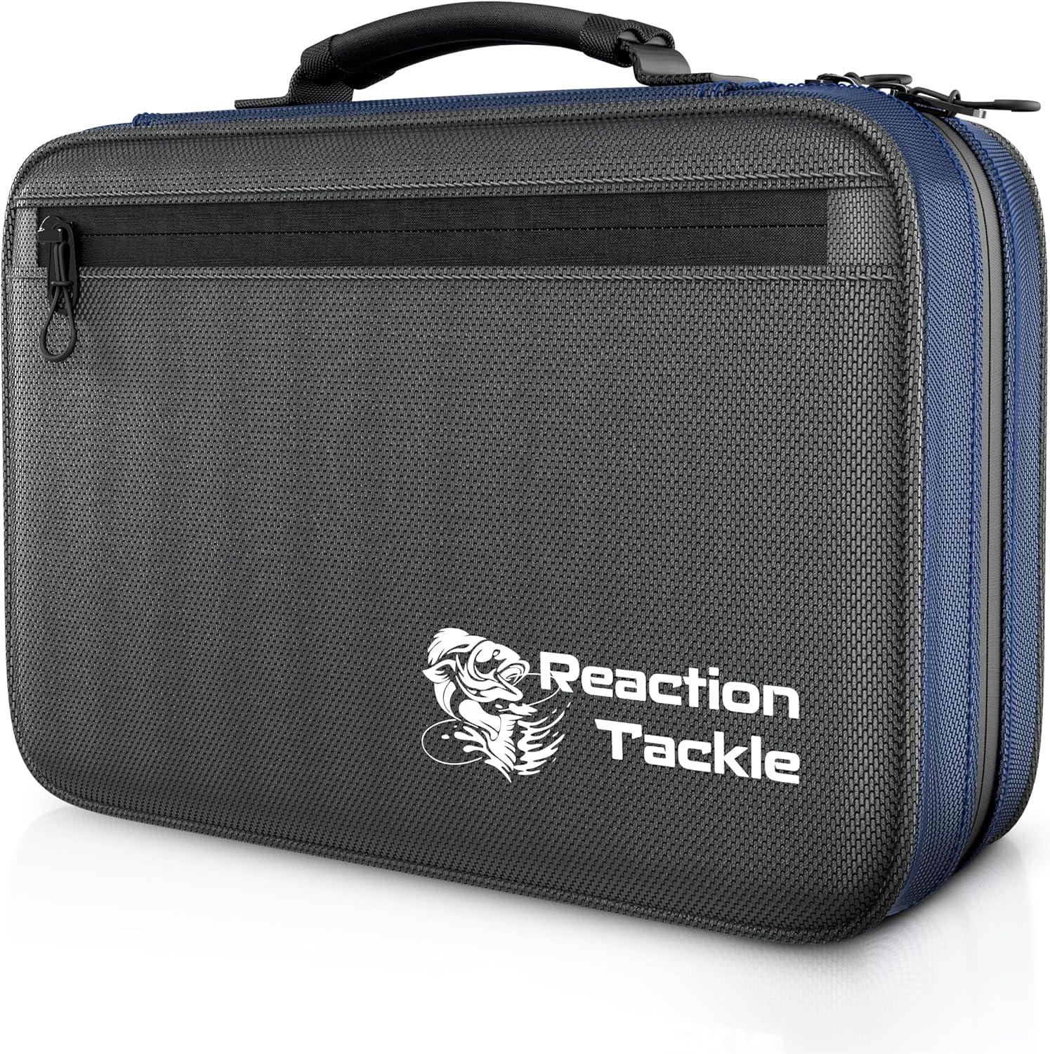 Reaction Tackle Deluxe Bait Binder  Water-Resistant Soft Plastic Bait Storage Bag, Saltwater & Freshwater Fishing Tackle Organizer, Lure Bag for Bass, Kayak, and Boat Fishing