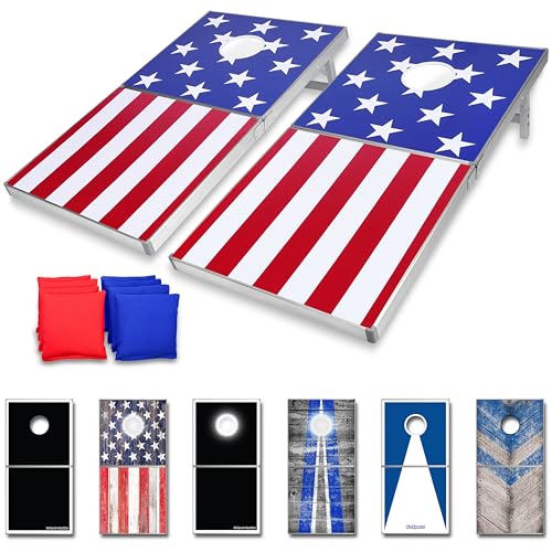 GoSports 4 x 2 ft Aluminum Cornhole Game Sets
