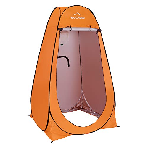 Your Choice Pop Up Privacy Shower Tent - Portable Changing Tent for Camping, Beach & Hiking - 6.2FT Lightweight with Carry Bag, Quick Setup & Full Coverage