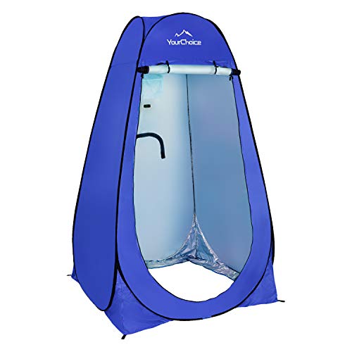 Your Choice Pop Up Privacy Shower Tent - Portable Changing Tent for Camping, Beach & Hiking - 6.2FT Lightweight with Carry Bag, Quick Setup & Full Coverage