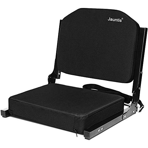 Stadium Seats for Bleachers with Ultra Padded Comfy Foam Cushion (Jauntis)
