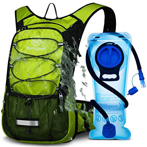 Hydration Pack, Insulated Hydration Backpack with 2L BPA Free Water Bladder and Storage, Hiking Backpack for Men, Women, Kids for Running, Cycling, Camping - Keep Liquid Cool up to 5 Hours