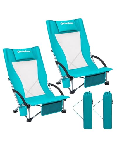KingCamp Low Beach Chair (Premium Option)