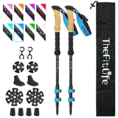 TheFitLife Carbon Fiber Trekking Poles