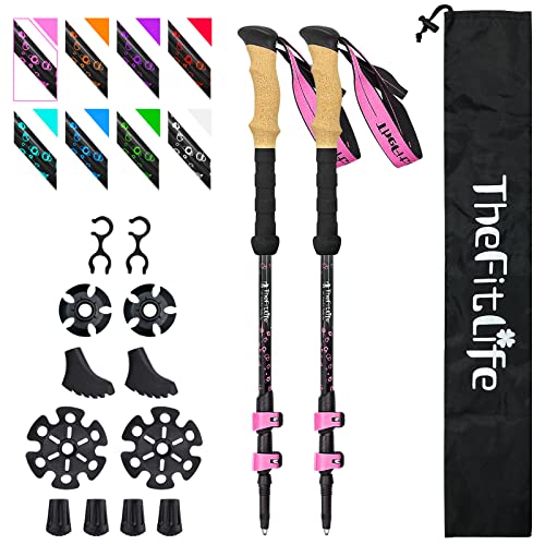 TheFitLife Carbon Fiber Trekking Poles