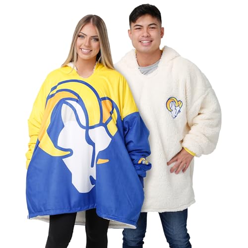 FOCO Dual-Color Team Sherpa Hoodie