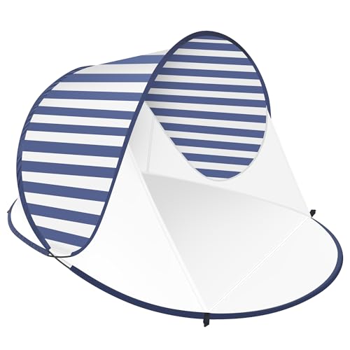 ISILER Pop Up Beach Tent, Portable Outdoor Shade, UPF 50+ Baby Shelter, Easy Setup Windproof Waterproof Canopy