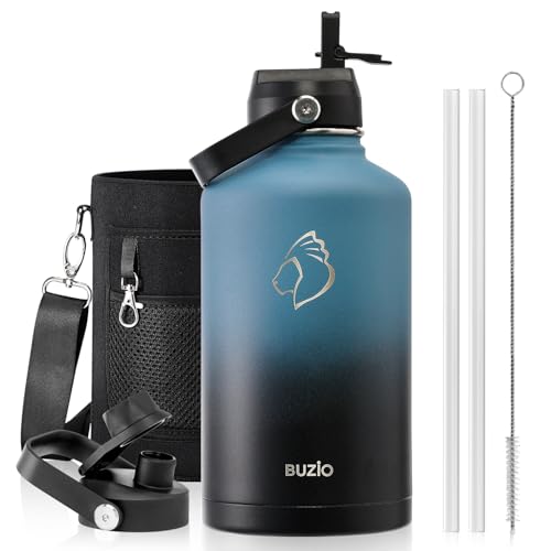 BUZIO Insulated Water Bottle Indigo Crush