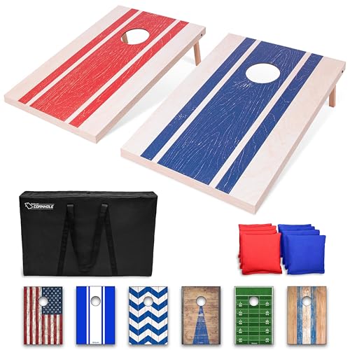 GoSports Portable Cornhole Set (Wood, 3x2)