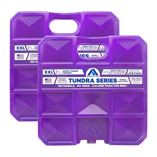 Arctic Ice Tundra Series Long Lasting Reusable Ice Pack - 5 Fahrenheit Cooling Point - Designed to Maintain Freezer-Like Temperatures in Coolers