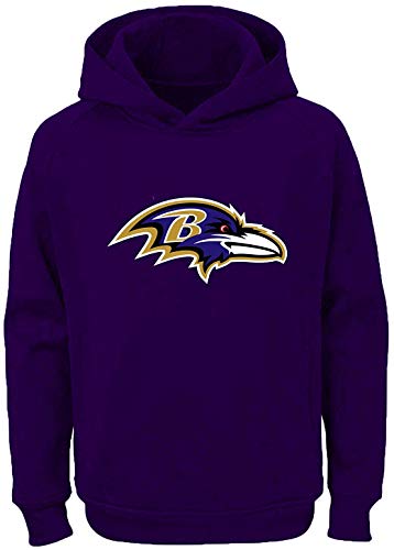 NFL Kids Youth 8-20 Team Color Alternate Polyester Performance Primary Logo Pullover Sweater Sweatshirt Hoodie