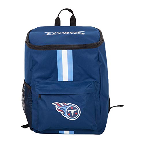 Cooler Backpack Portable Soft Sided Ice Chest Insulated Bag Holds 36 Cans - Football Gear (Titans design)