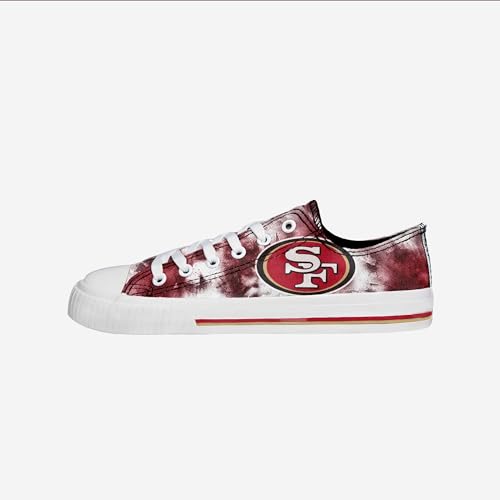 FOCO Women's NFL Team Logo Ladies Fashion Glitter Low Top Canvas Sneakers Shoes Dallas Cowboys Shoes-10/XXL