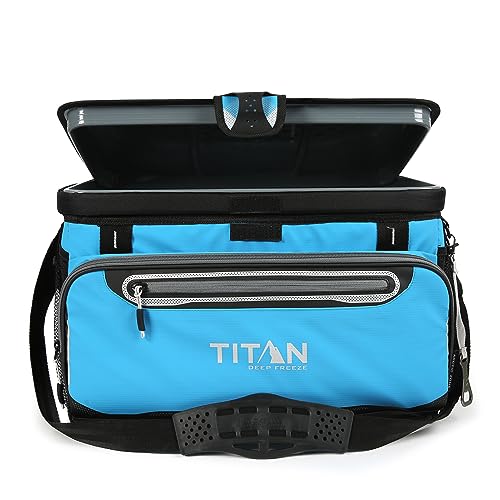 Titan by Arctic Zone Deep Freeze Cooler - Zipperless Hardbody Cooler - Deep Freeze Insulation, HardBody Liner, and SmartShelf