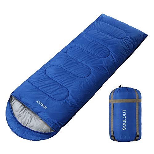 Sleeping Bag,3-4 Seasons Warm Cold Weather Lightweight, Portable, Waterproof Sleeping Bag with Compression Sack for Adults & Kids - Indoor & Outdoor: Camping, Backpacking, Hiking