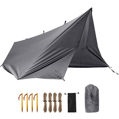 FREE SOLDIER Waterproof Portable Tarp (Gray 1010.5ft)