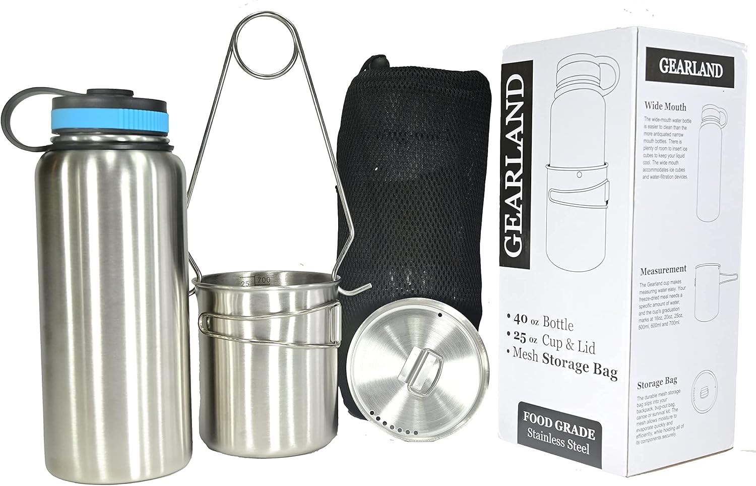 Gearland Stainless Steel Canteen