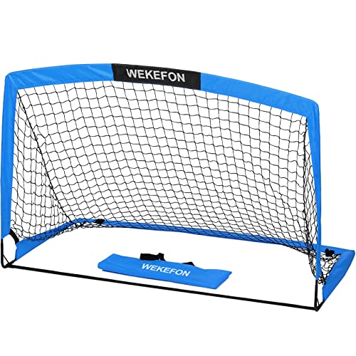 WEKEFON Soccer Goal, 5' x 3.1' Portable Soccer Net