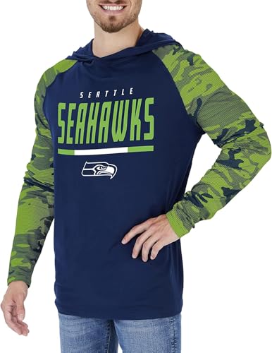 Zubaz NFL Teams Men's Lightweight Pullover Hoodie