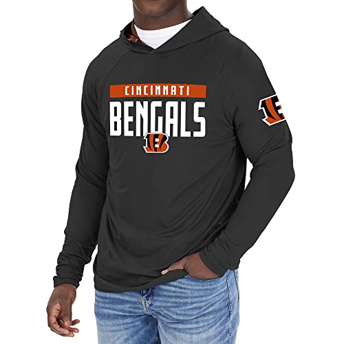 Zubaz NFL Men's Lightweight Hoodie (Camo/Viper/Zebra)